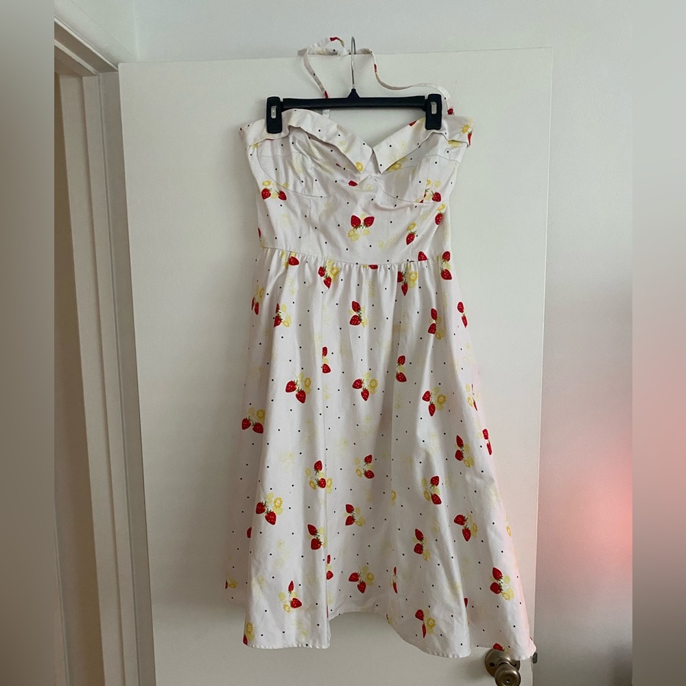 stop staring strawberry dress